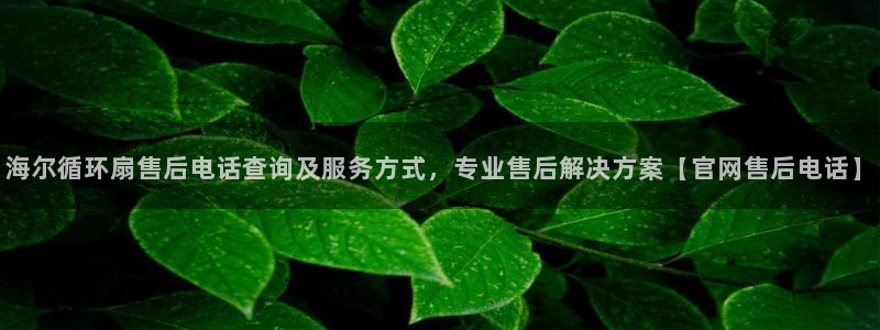 海尔循环扇售后电话查询及服务方式，专业售后解决方案【官网售后电话】