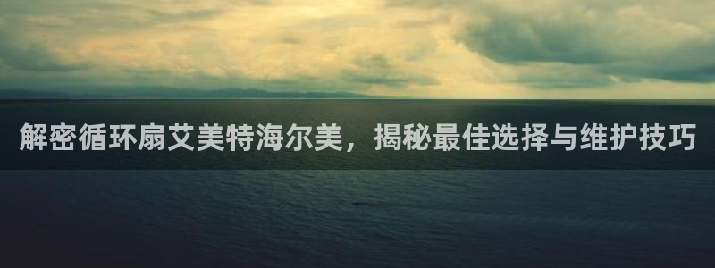 凯发a600丶cc官网首页：解密循环扇艾美特海尔美，揭秘最佳选择与维护技巧