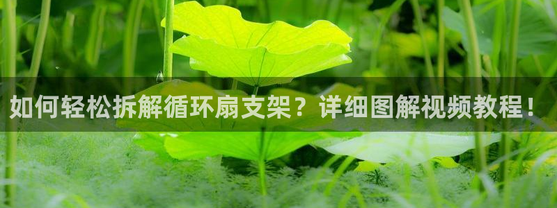 凯发官网|认准kpm：如何轻松拆解循环扇支架？详细图解视频教程！