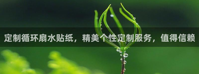 凯发官网登录手机版：定制循环扇水贴纸，精美个性定制服务，值得信赖