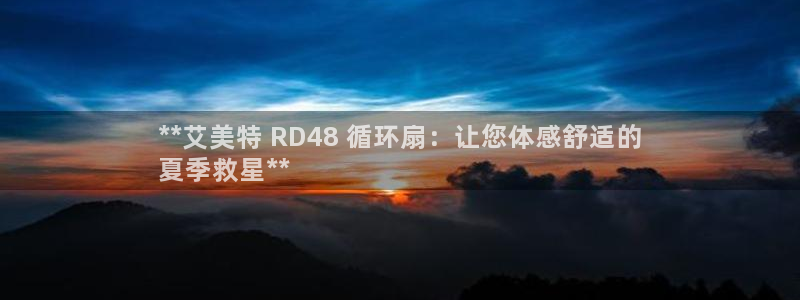 凯发国际网站：**艾美特 RD48 循环扇：让您体感舒适的
夏季救星**