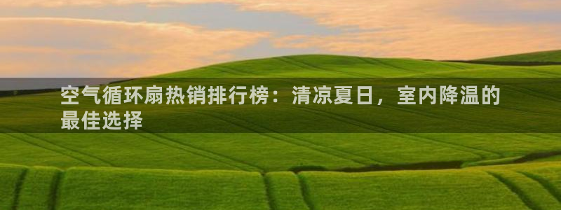 凯发k8娱乐官网旗舰厅：空气循环扇热销排行榜：清凉夏日，室内降温的
最佳选择