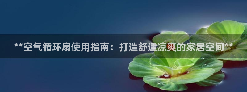 凯发国际真人：**空气循环扇使用指南：打造舒适凉爽的家居空间**
