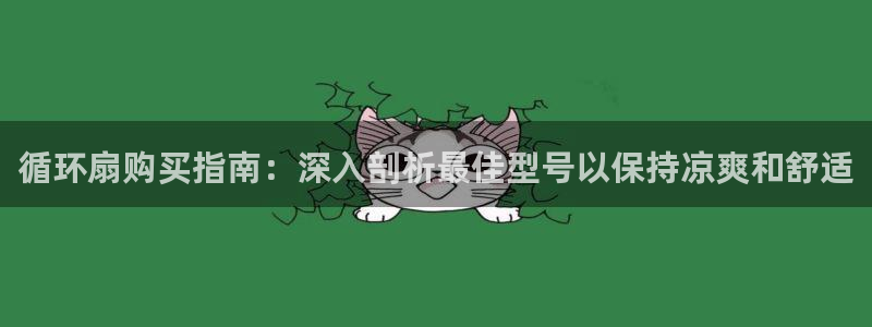 凯发官网|认准kpm：循环扇购买指南：深入剖析最佳型号以保持凉爽和舒适