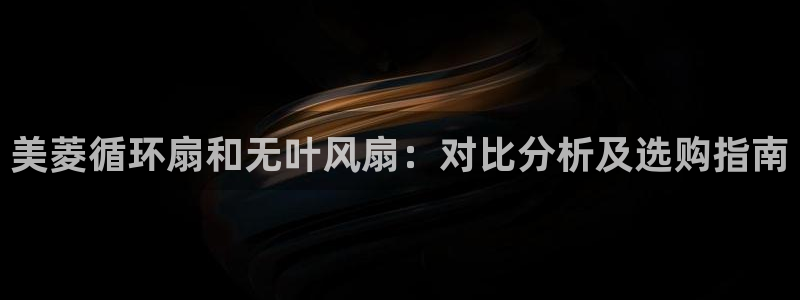凯发K8登录入口：美菱循环扇和无叶风扇：对比分析及选购指南
