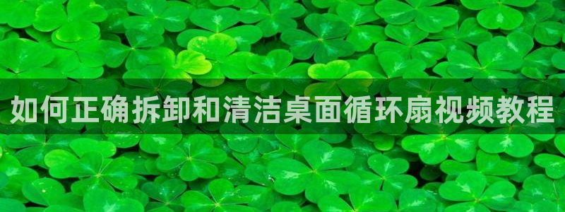 凯发k8旗舰厅手机下载：如何正确拆卸和清洁桌面循环扇视频教程
